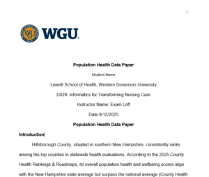 ARM2 — ARM2 Task 1: Population Health Data Paper