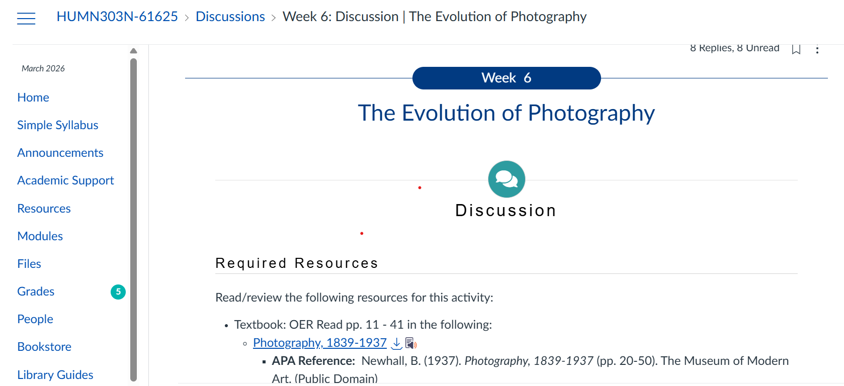 HUMN303N Week 6: Discussion | The Evolution of Photography