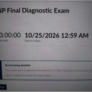 NR667 FNP Final Diagnostic Exam